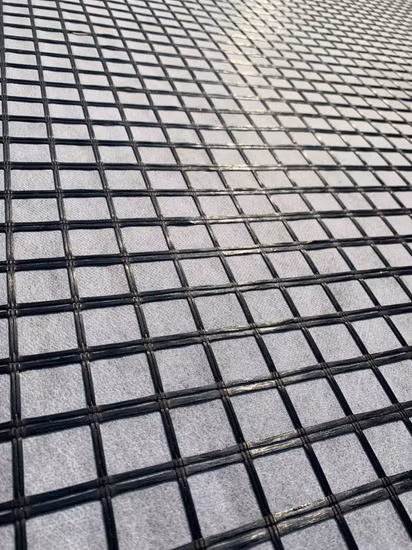 Géogrille en fibre de verre Géotextile non tissé composite