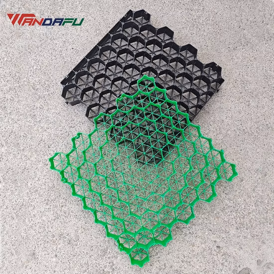 Grille de pavé d'herbe en plastique pour le stationnement de voiture