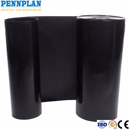 Revêtement d'étang de crevettes de géomembrane de HDPE du GM 13 de la certification ISO 0.75mm